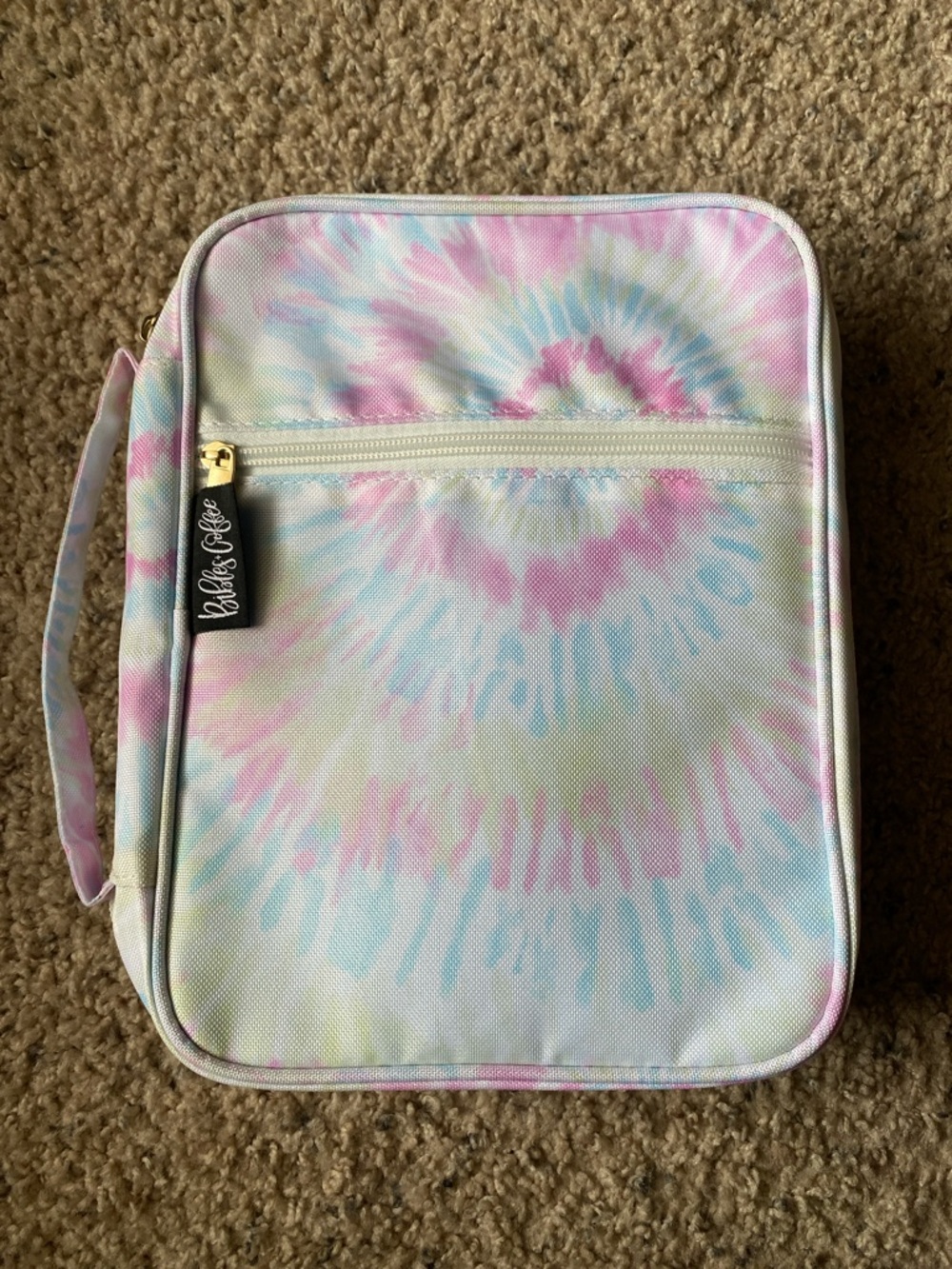 Bibles and Coffee Pastel Tie Dye Bible Cover (NWOT)